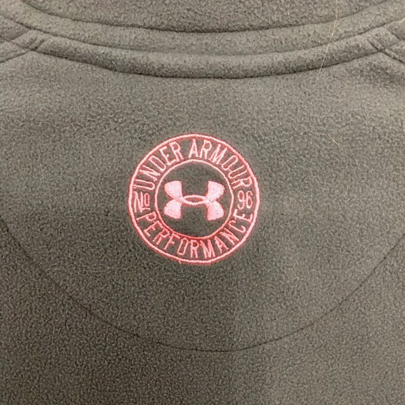 Under Armour Fleece Quarter Zip Gray Medium - Picture 5 of 5